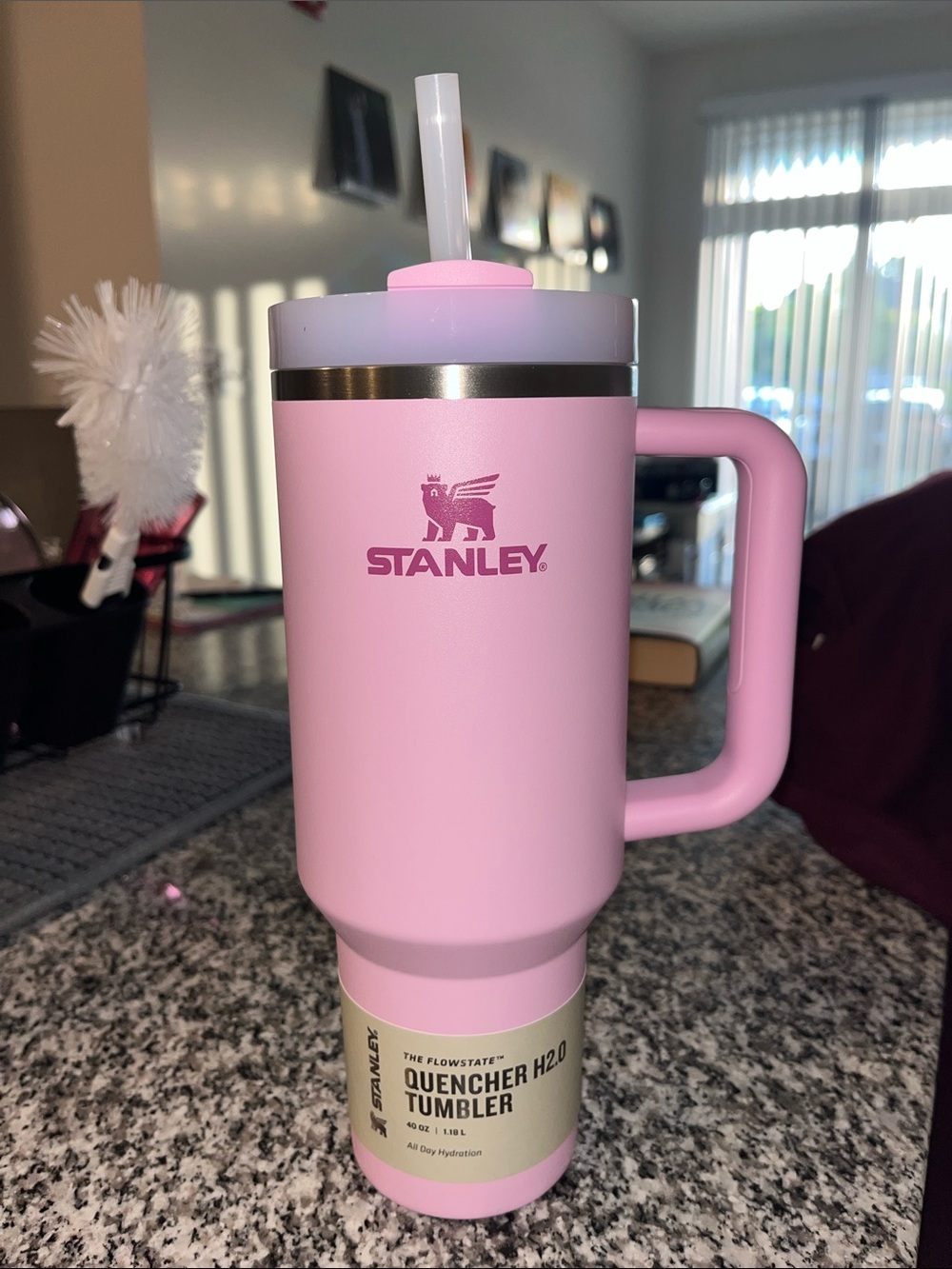 Stanley Cherry Blossom Quencher H2.0 Flowstate 40oz Tumbler